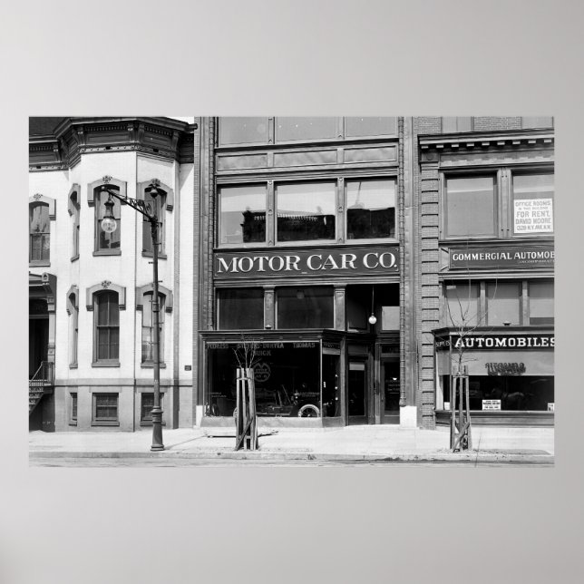 Pôster Antiguidade do Alerta Automóvel, início dos anos 1 (Frente)