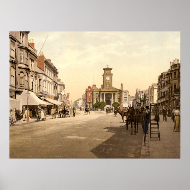 Poster Antiguidade Inglaterra, Worthing, West Sussex Rein (Frente)