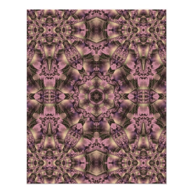 Pôster Antiguidade Rosa Vitoriana (Frente)