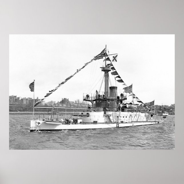 Pôster Antimitrite do monitor USS (Frente)