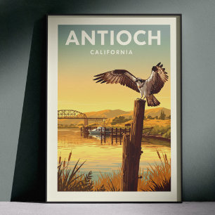 Poster Antioch Califórnia Antiga