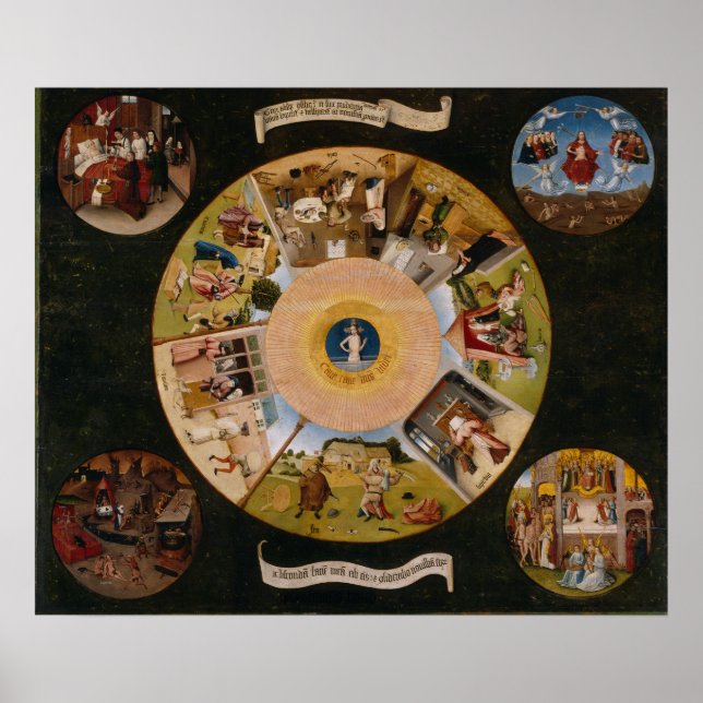 Poster Antique Church Ceiling Mural (Frente)