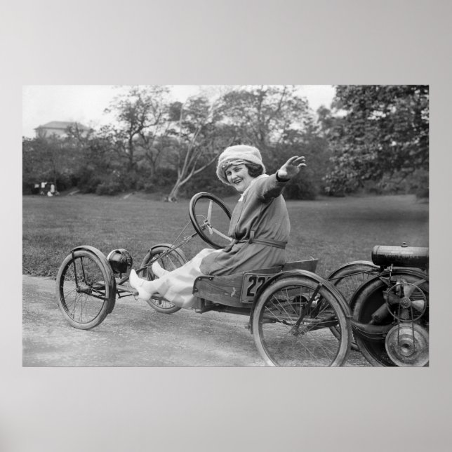 Poster Antique Go Cart, início dos anos 1900 (Frente)