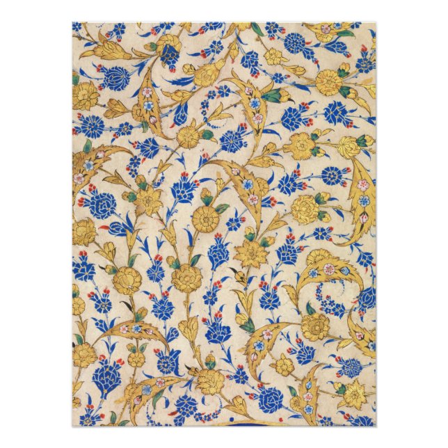 Pôster Antique Oriental Sultan Design (Frente)