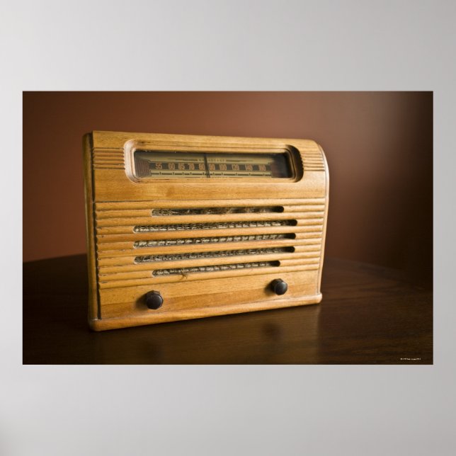 Poster Antique Radio (Frente)
