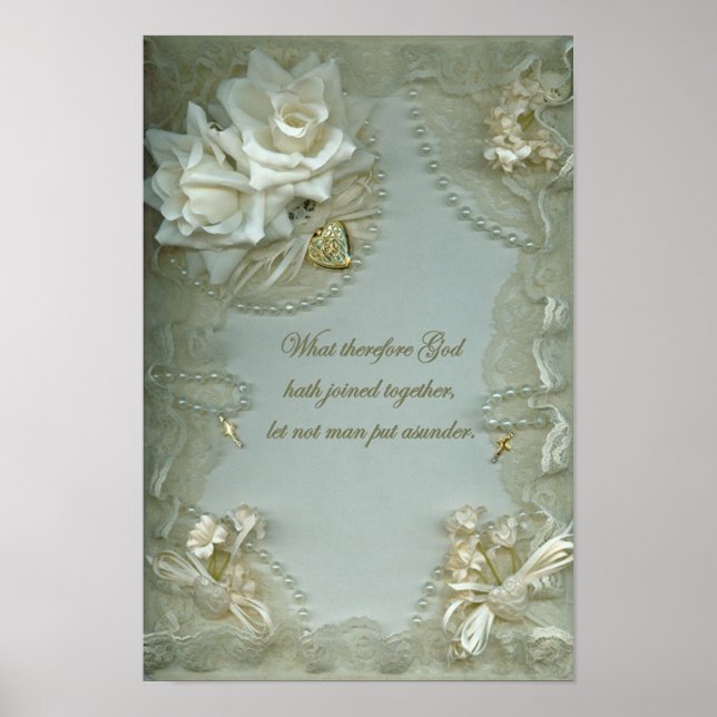 Poster Antique White Wedding (Frente)