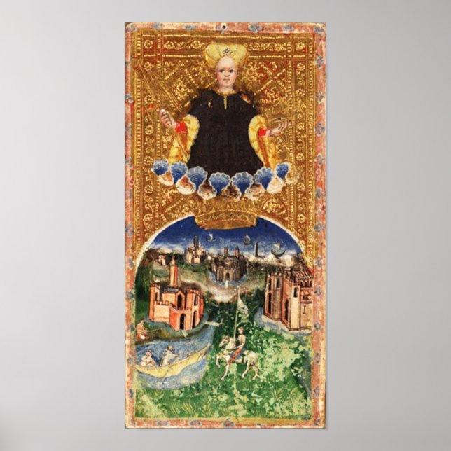 PÔSTER ANTÍQUIO RENAISSÂNCIA ALVO 21/O MUNDO (Frente)