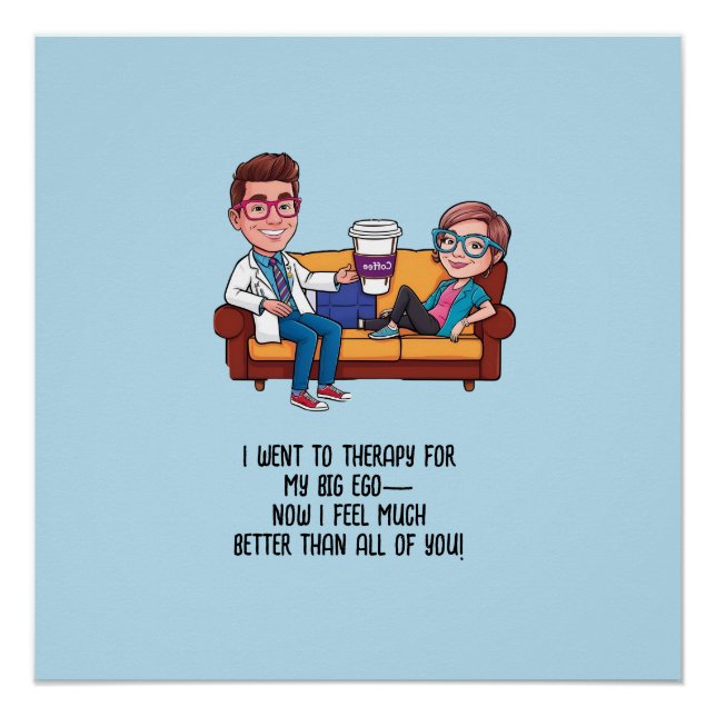 Pôster ANTISTRESS psychiatrist THERAPIST MENTAL HEALTH (Frente)