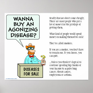 Poster antitabagismo