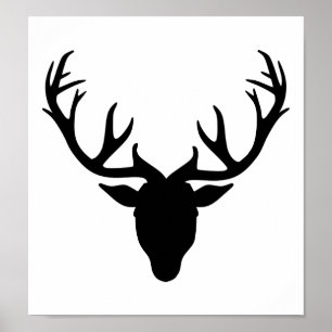 Poster Antlers dos cervos
