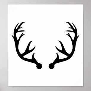 Pôster Antlers dos cervos