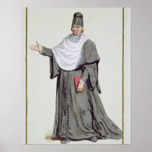 Poster Antoine Arnauld (1612-94) 'de DES Estamp de