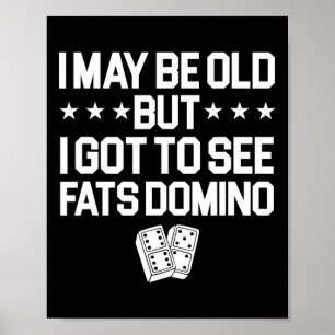 Poster Antoine Fats Domino Music Legend Fan I May Old