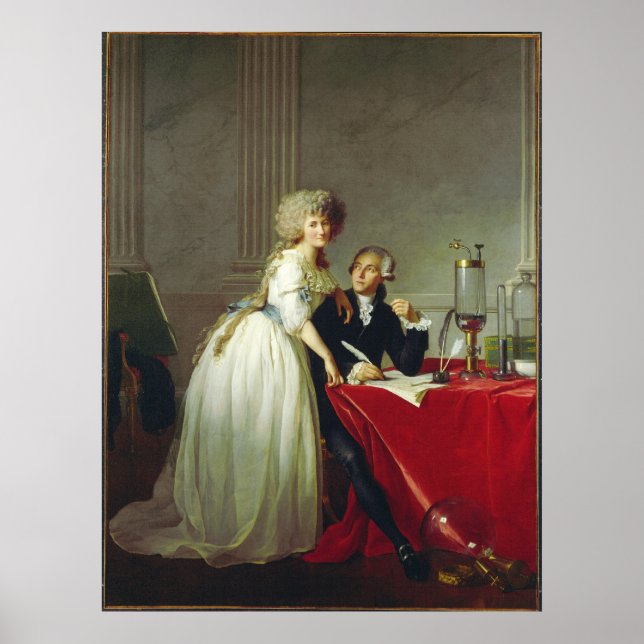 Poster Antoine-Laurent Lavoisier and Wife (Frente)