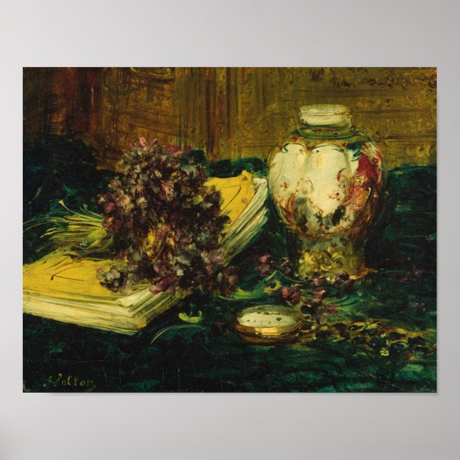 Poster Antoine Vollon - Violets (Frente)