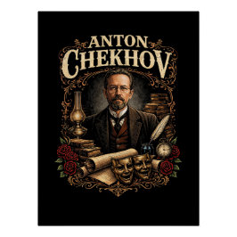 Pôster Anton Chekhov