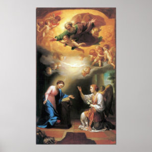 Pôster Anton Raphael Mengs - Anunciação