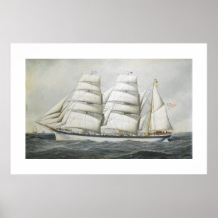 Pôster Antonio Jacobsen o barque britânico Dunearn