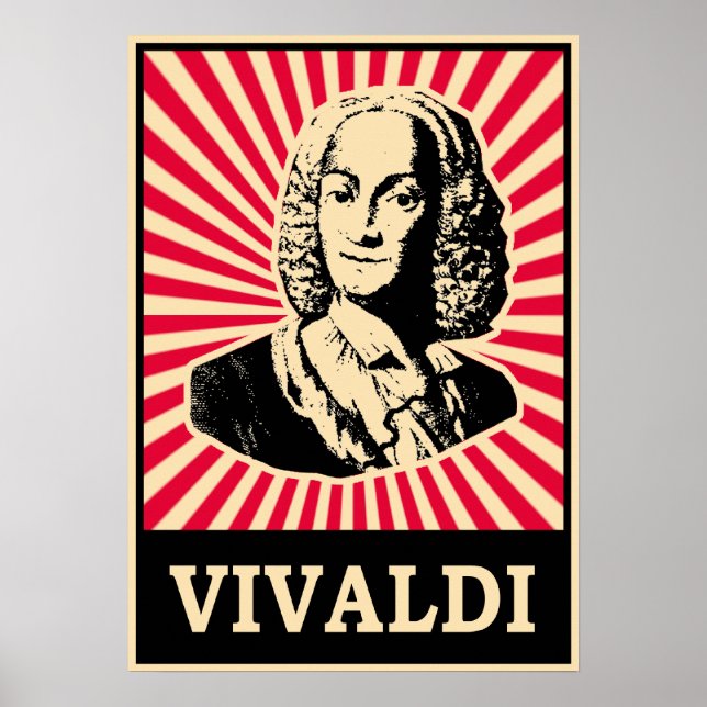 Poster Antonio Lucio Vivaldi (Frente)