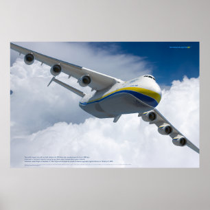 Poster Antonov An-225 Mriya: A Maior Aeronave do Mundo