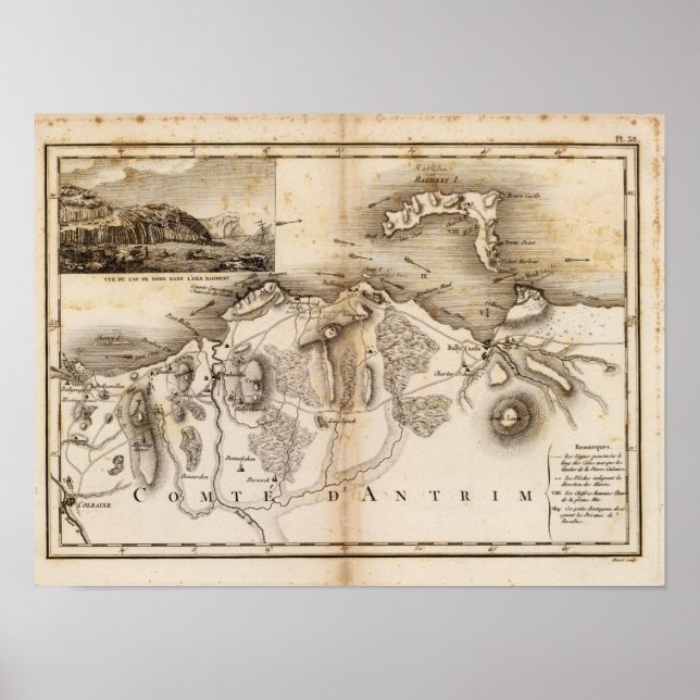 Pôster Antrim, Raghery (Frente)