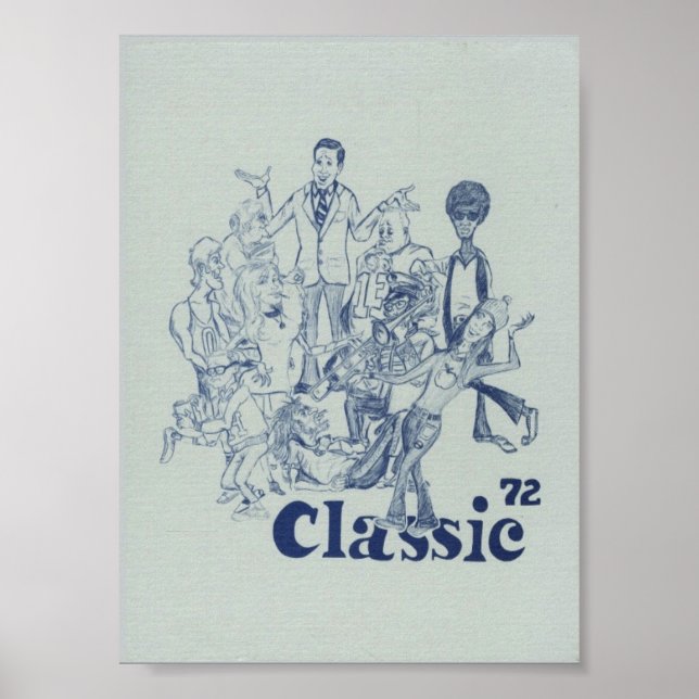 Poster Anuário de 1972 (Frente)