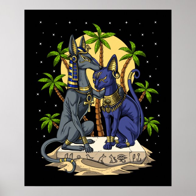 Poster Anubis Bastet (Frente)
