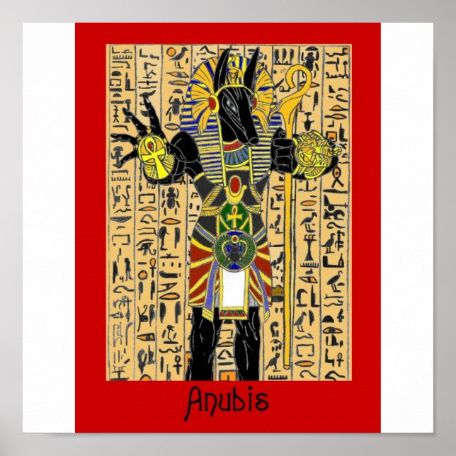 Pôster Anubis dando vida para sempre (Frente)