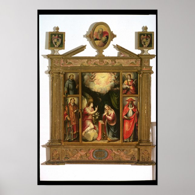 Poster Anunciação, 1581 (Frente)