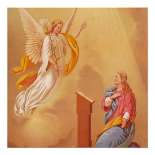 Pôster Anunciação (1883),Pintura Famosa