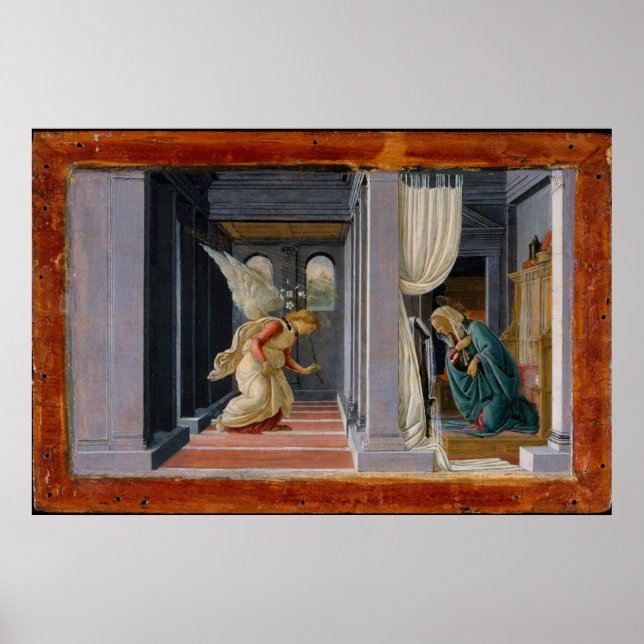 Poster Anunciação, cerca de 1485 (Frente)