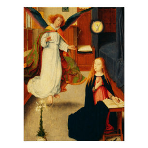 Pôster Anunciação da Virgem Maria por Gerard David