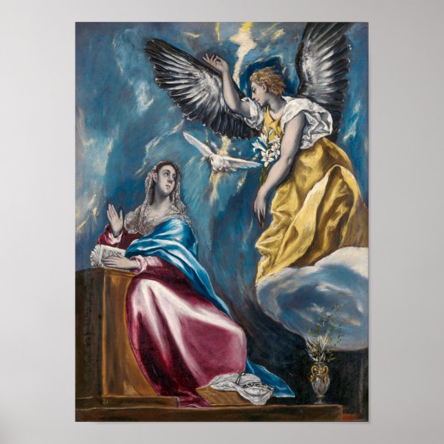 Poster Anunciação | El Greco | (Frente)