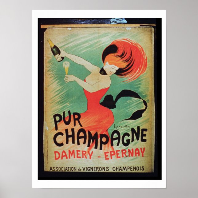 Poster anunciando 'Pur Champagne', de Damery, E (Frente)