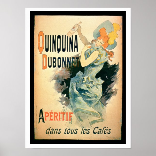 Poster anunciando 'Quinquina' por Dubonnet (cor) (Frente)