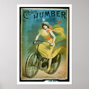 Pôster Anunciar para "Humber dá um ciclo" (o litho da