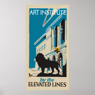 Poster Anúncio de banner vertical do instituto de arte re
