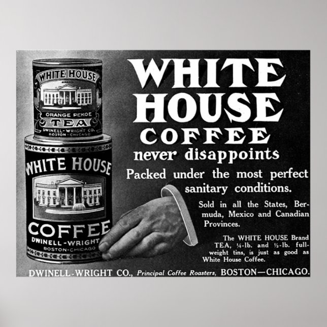 Poster Anúncio de café (Frente)