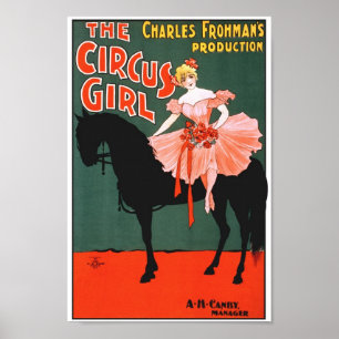 Poster Anúncio De Circo Vintage