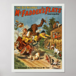 Poster Anúncio de Compro Vintage Tire
