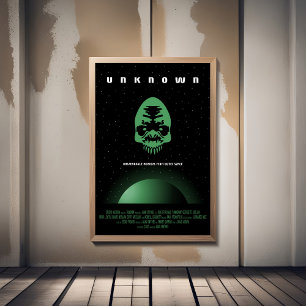 Poster Anúncio De Filme De Horror Sci-Fi, Desconhecido