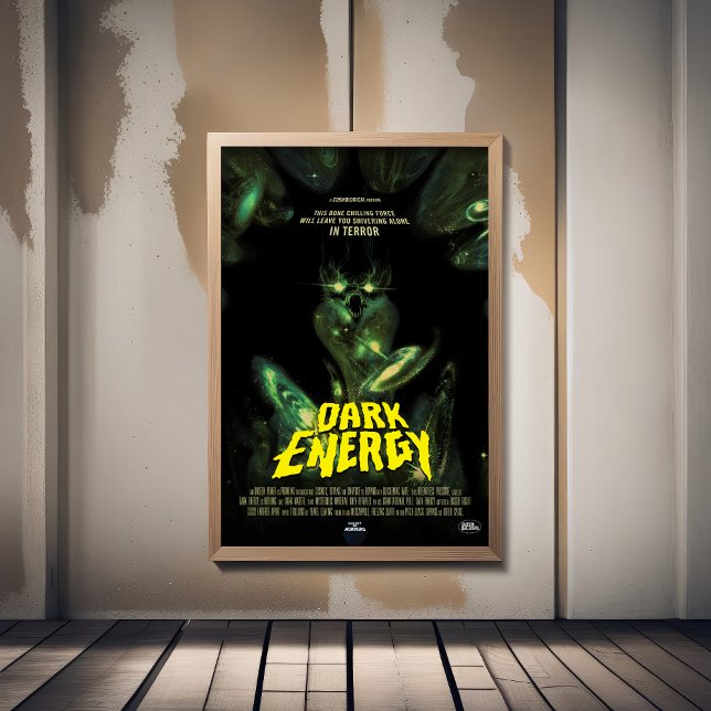 Poster Anúncio de Filme de Horror Sci-Fi, Energia Escura (Criador carregado)