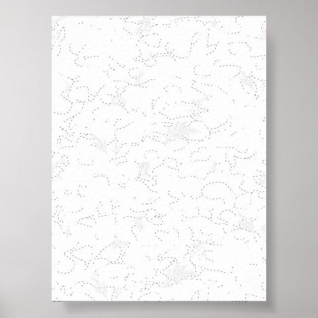 Poster Anúncio de Formatura Branco Elegante (Frente)