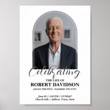 Anúncio de Funeral Digital para Download Instantân