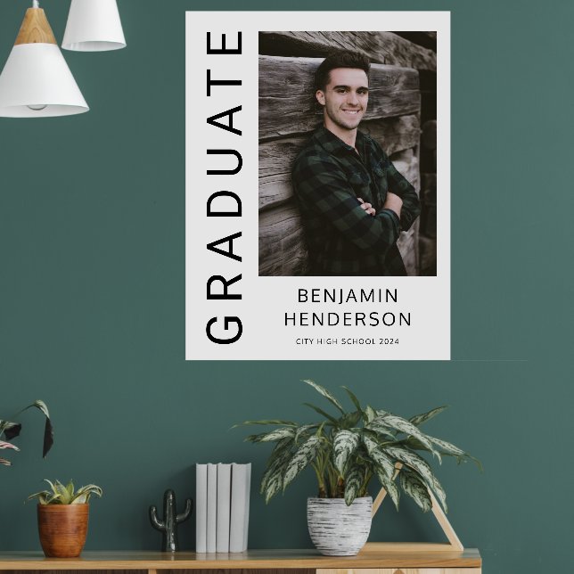 Poster Anúncio de Graduação do Modern Photo Boy 2023 (Sala de Estar 1)