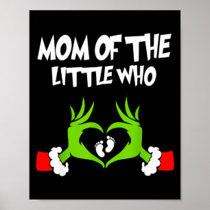 Poster Anúncio de Gravidez de Natal Engraçado Mãe do