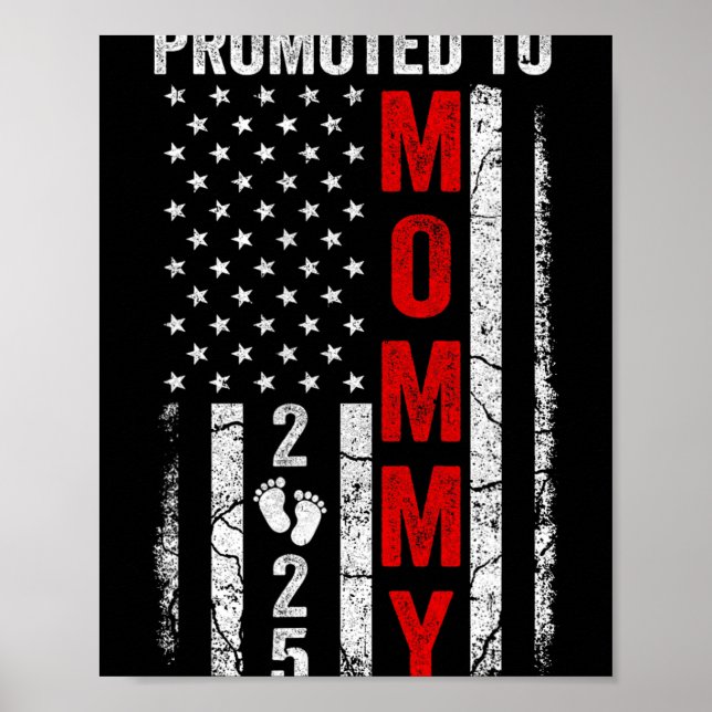 Poster Anúncio de Gravidez Mãe Est 2025 Patriótico Combin (Frente)