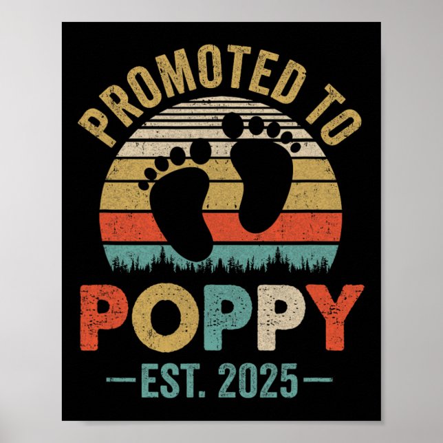 Poster Anúncio De Gravidez Promovido À Poppy 2025 Blac (Frente)