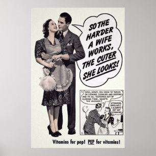 Poster Anúncio De Pedido De Correio Vintage Wife