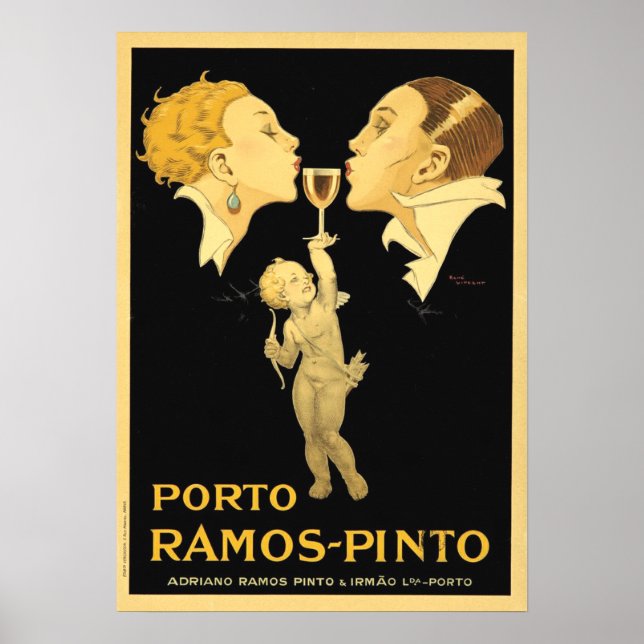 Poster Anúncio de porta Vintage (Frente)